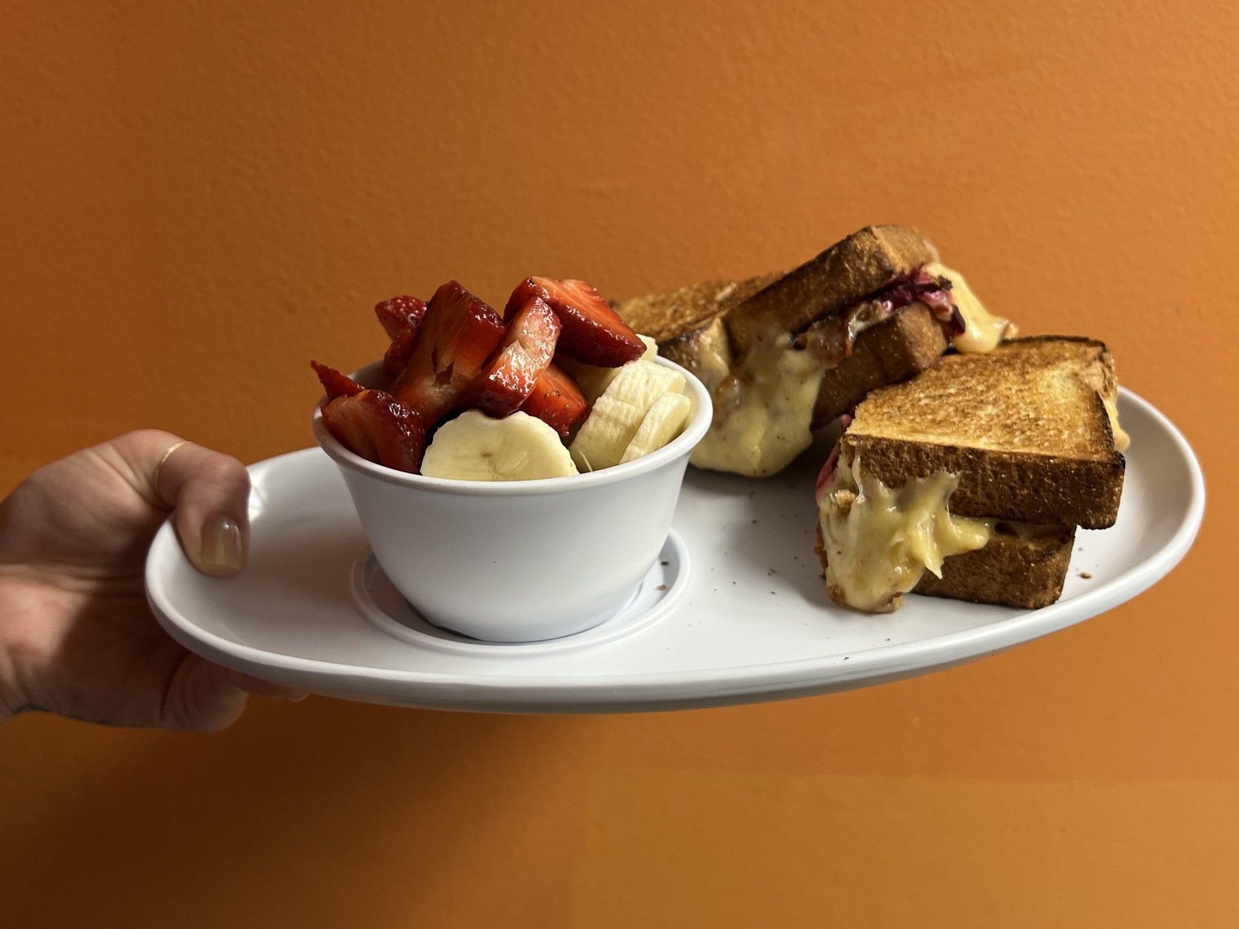 Beet Grilled Cheese